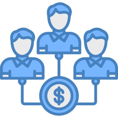 İş adamları. Basit simge