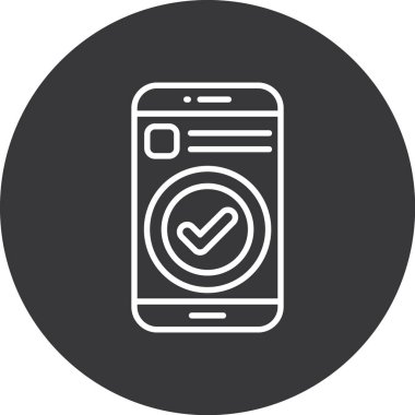 Vektör mobil ağ simgesi