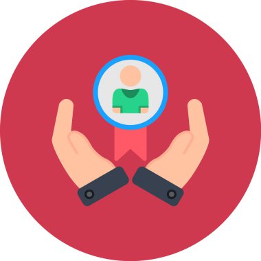 insanlar düz vektör simgesi