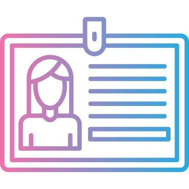 Kadın simgesinin vektör illüstrasyonu