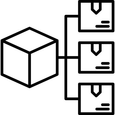 veri analiz ağı simgesi ana hat biçiminde