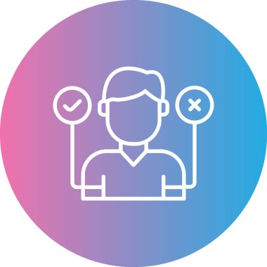 Büyüteci olan bir adamın vektör çizimi