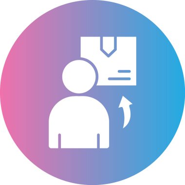 İnsan simgesinin vektör illüstrasyonu