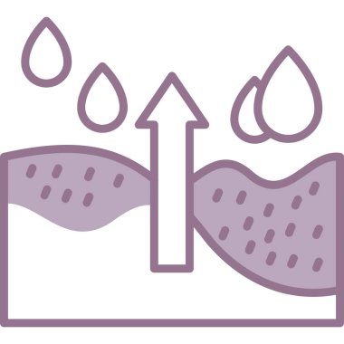 Çizgi film yaprağının vektör çizimi