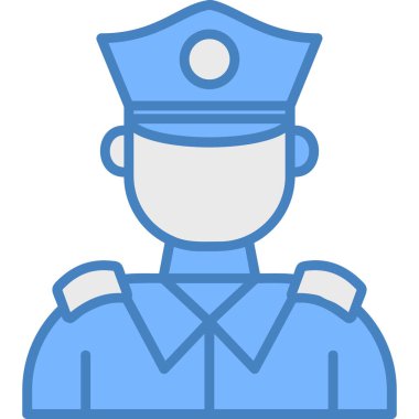 officer icon vector illustration