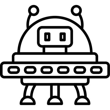 robot. Web simgesi basit tasarım