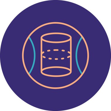 Modern b 'nin vektör illüstrasyonunda yiyecek ikonu yok