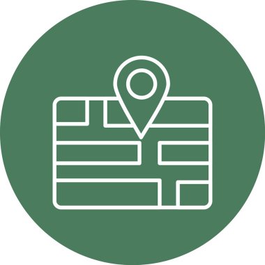 Vektör Konum pin simgesi