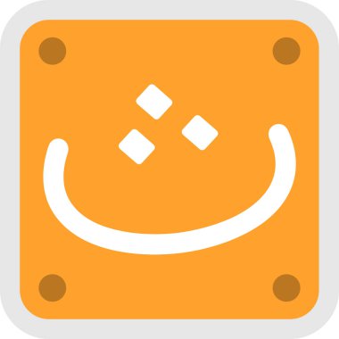 Gülümse ikon vektör illüstrasyonu