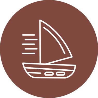 Modern simgenin vektör illüstrasyonu