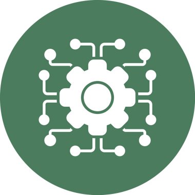 Teçhizat Web simgesi basit illüstrasyon