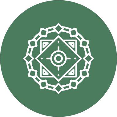 Eşsiz Pusula Vektörü Kabartma Simgesi