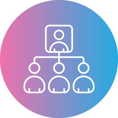 İş insanları simgesinin vektör illüstrasyonu