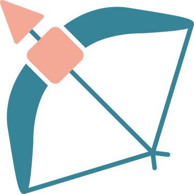 Uçurtma simgesinin vektör çizimi