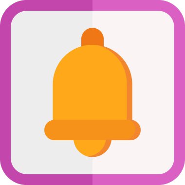 Zil. Web simgesi basit illüstrasyon