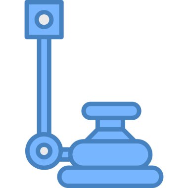 Çekiç simgesi, vektör illüstrasyonu basit tasarım