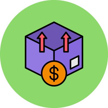 para simgesi vektörü. İnce çizgi işareti. izole edilmiş sınır sembolü çizimi