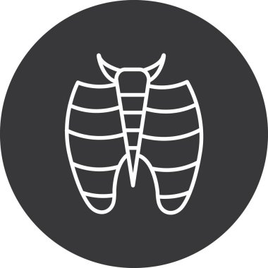 Modern simgenin vektör illüstrasyonu