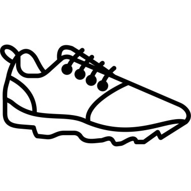 Ayakkabı simgesi, anahat stili