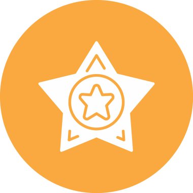 Yıldız. Web simgesi basit illüstrasyon