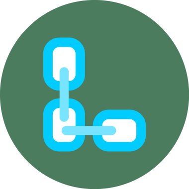 vektör zinciri illüstrasyonu