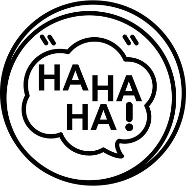 Konuşma balonu simgesinin illüstrasyon simge tasarım