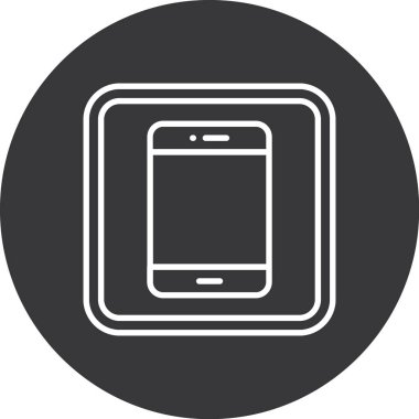 cep telefonu ikonu vektör illüstrasyonu