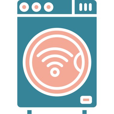 Modern b 'nin vektör illüstrasyonunda makinenin eksik simgesi