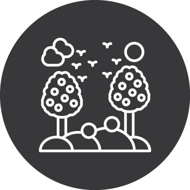 vektör ağacı resimleme simgesi