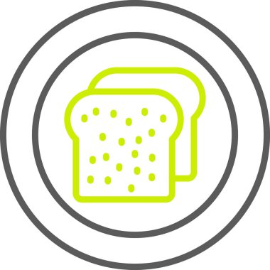 Sünger simgesi, vektör illüstrasyonu