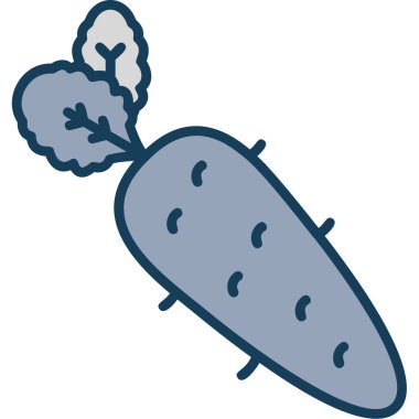 sebze. Web simgesi basit illüstrasyon