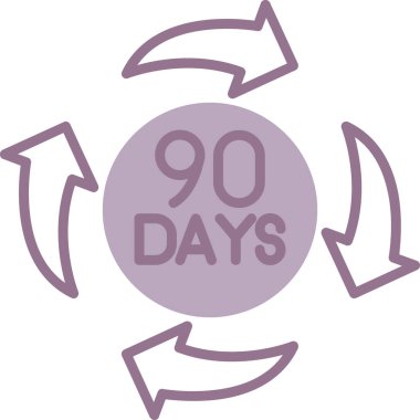 Üzerinde yazı olan modern bir saatin vektör illüstrasyonuName