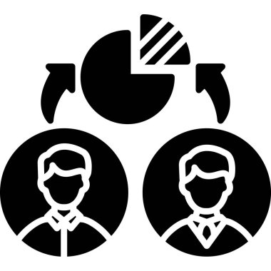 İnsan simgesinin vektör illüstrasyonu