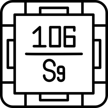 dijital sayı simgesi, vektör illüstrasyonu