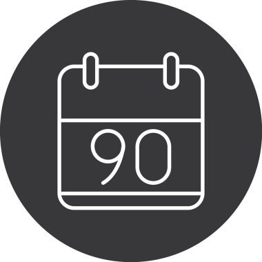 Kişisel ve ticari kullanım için vektör takvimi simgesi...