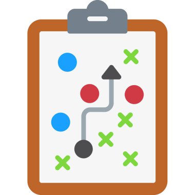 iş planı ikon vektör illüstrasyonu