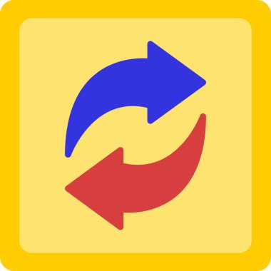 Düz biçimli ok aşağı ok simgesi