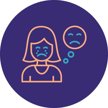 İnsan simgesinin vektör illüstrasyonu