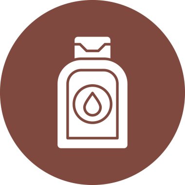 Şişe simgesinin vektör illüstrasyonu