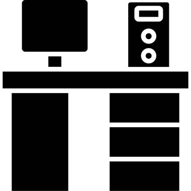 Bilgisayarın vektör illüstrasyonu