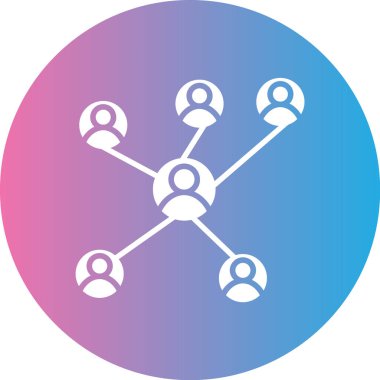 Ağ simgesinin vektör illüstrasyonu