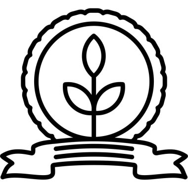 bitki simgesi vektör illüstrasyonu