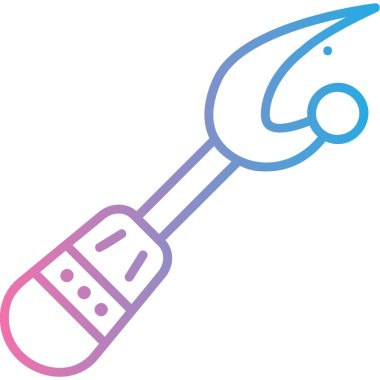 Termometre simgesi, basit vektör tasarımı