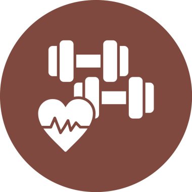 Kalp. Web simgesi basit illüstrasyon