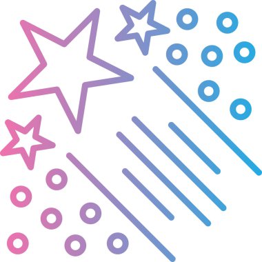 Yıldızlar. Web simgesi vektör illüstrasyonu