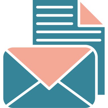 e-posta mektup simgesi düz biçimli