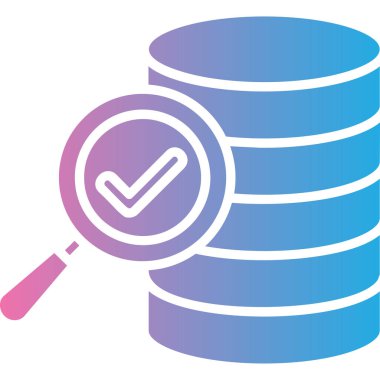 veri tabanı veritabanı simgesi doldurulmuş özet biçimi