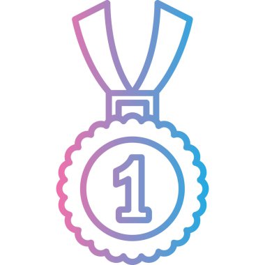 Ödül. Web simgesi basit illüstrasyon