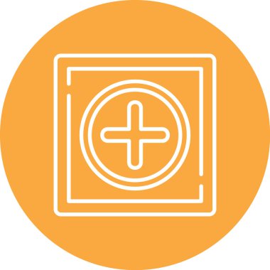 güzel artı boyut vektör çizgisi simgesi