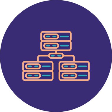 Ağ web simge vektör çizim